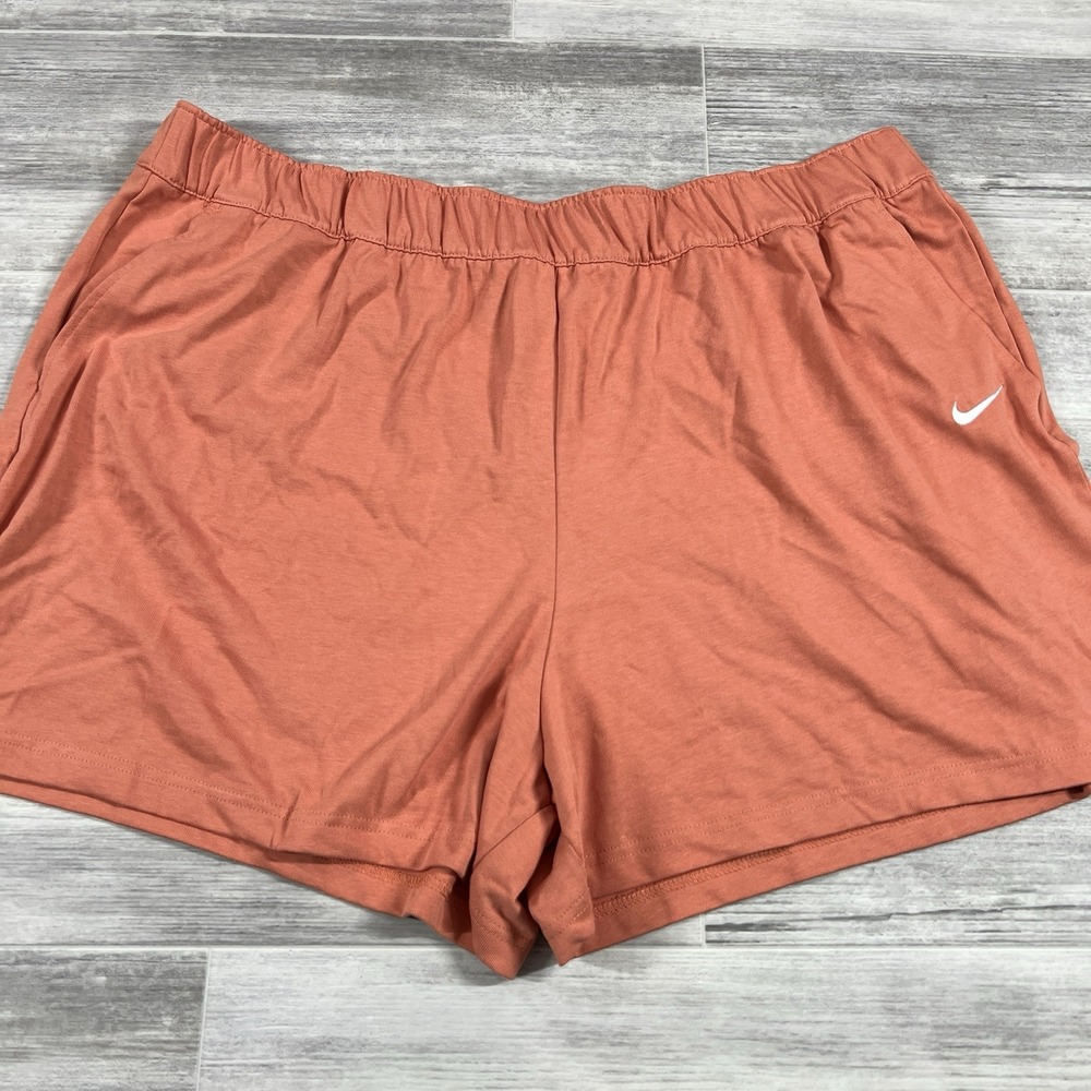 NWT Nike Jersey Easy Shorts Women's Size 3X Matter Root (Clay) DR5027-827